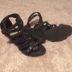 Blowfish black strappy sandal